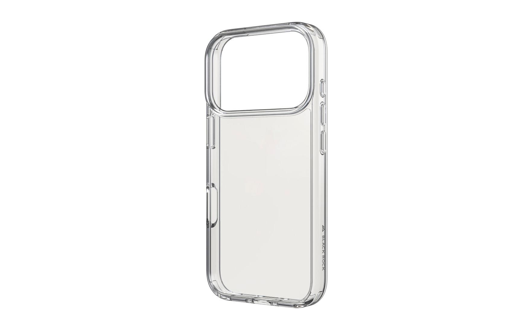 Black Rock – Backcover – für Apple iPhone 17 Pro, TPU, Transparent