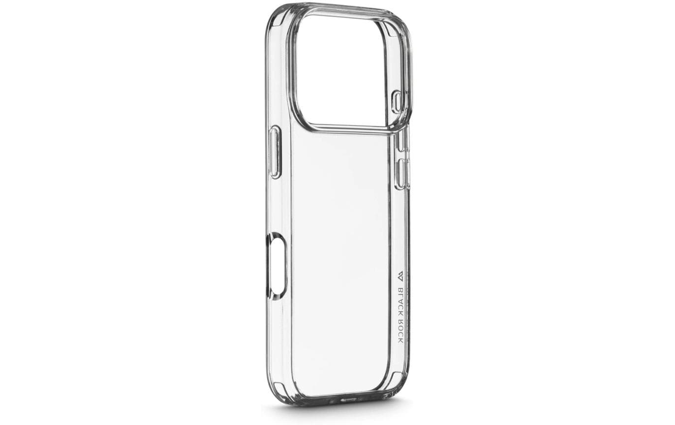 Black Rock – Backcover – für Apple iPhone 17 Pro, TPU, Transparent