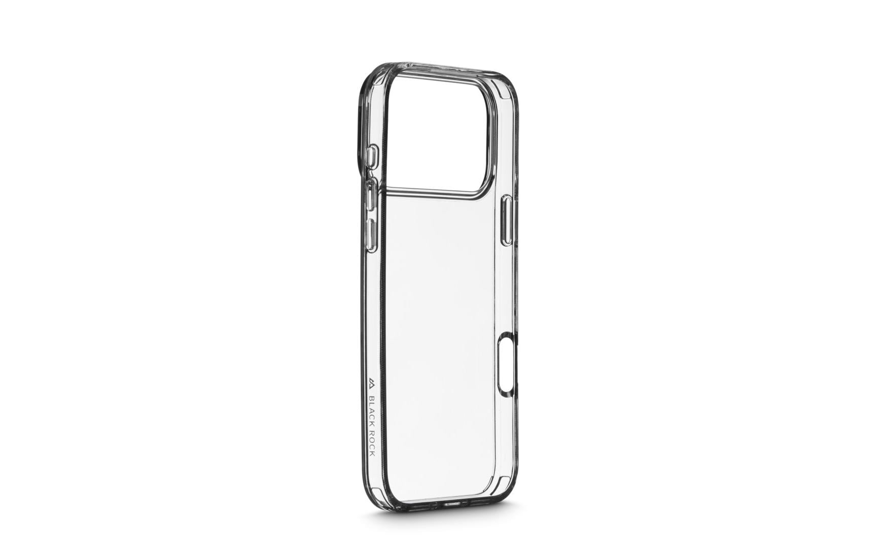 Black Rock Backcover – für Apple iPhone 17 Pro Max, PC+TPU, Transparent