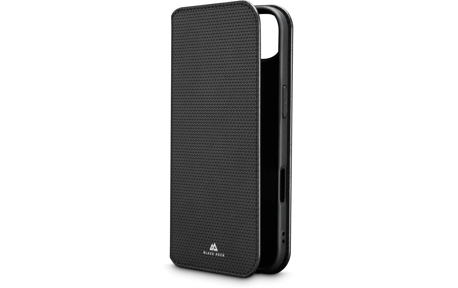 Black Rock Booklet Slim Folio – für Apple iPhone Air, mit Kartenfach, Mikrofaser+PU+TPU, schwarz