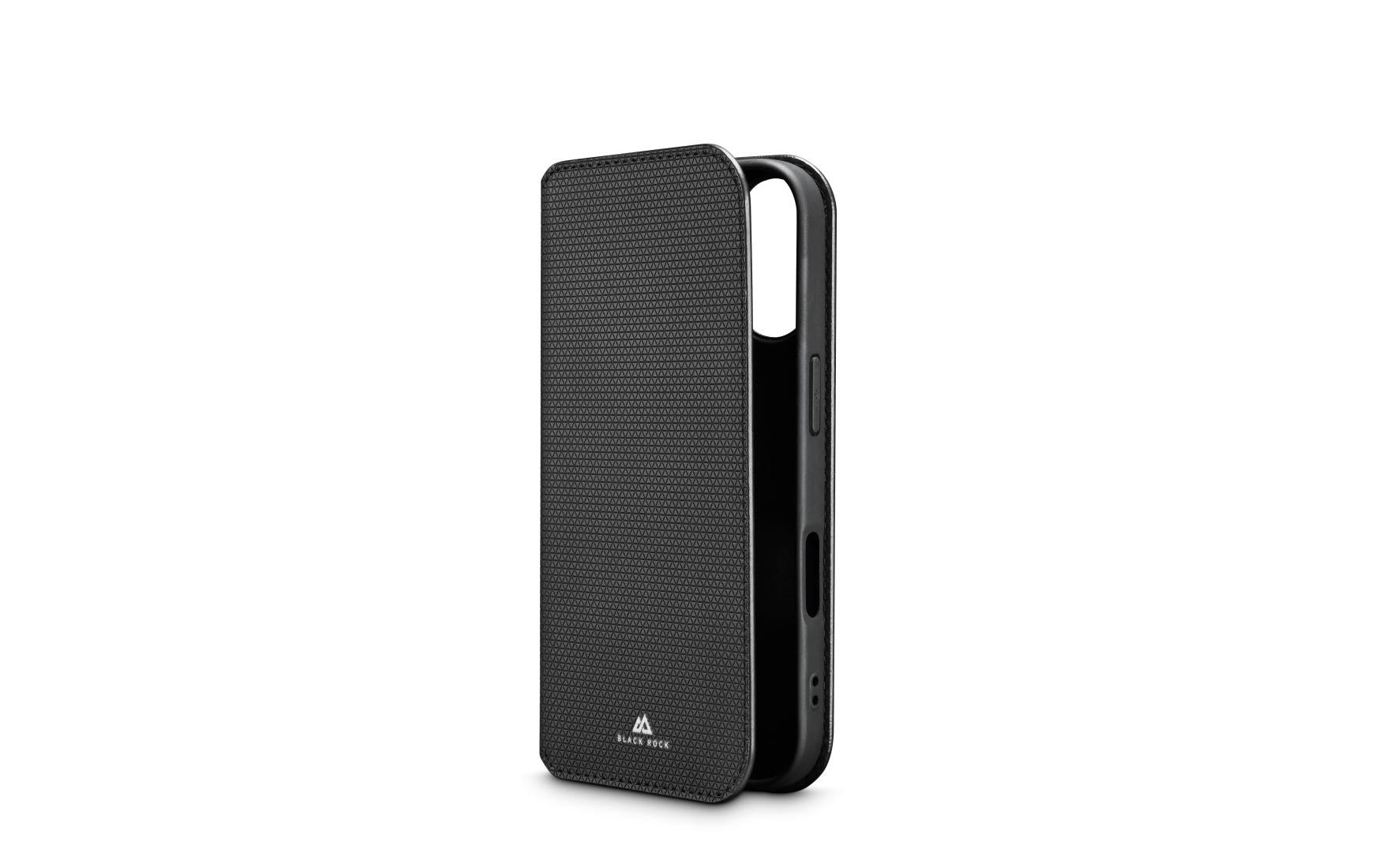 Black Rock Booklet Slim Folio – für Apple iPhone 17, Schwarz, kratzresistent, schmutzabweisend