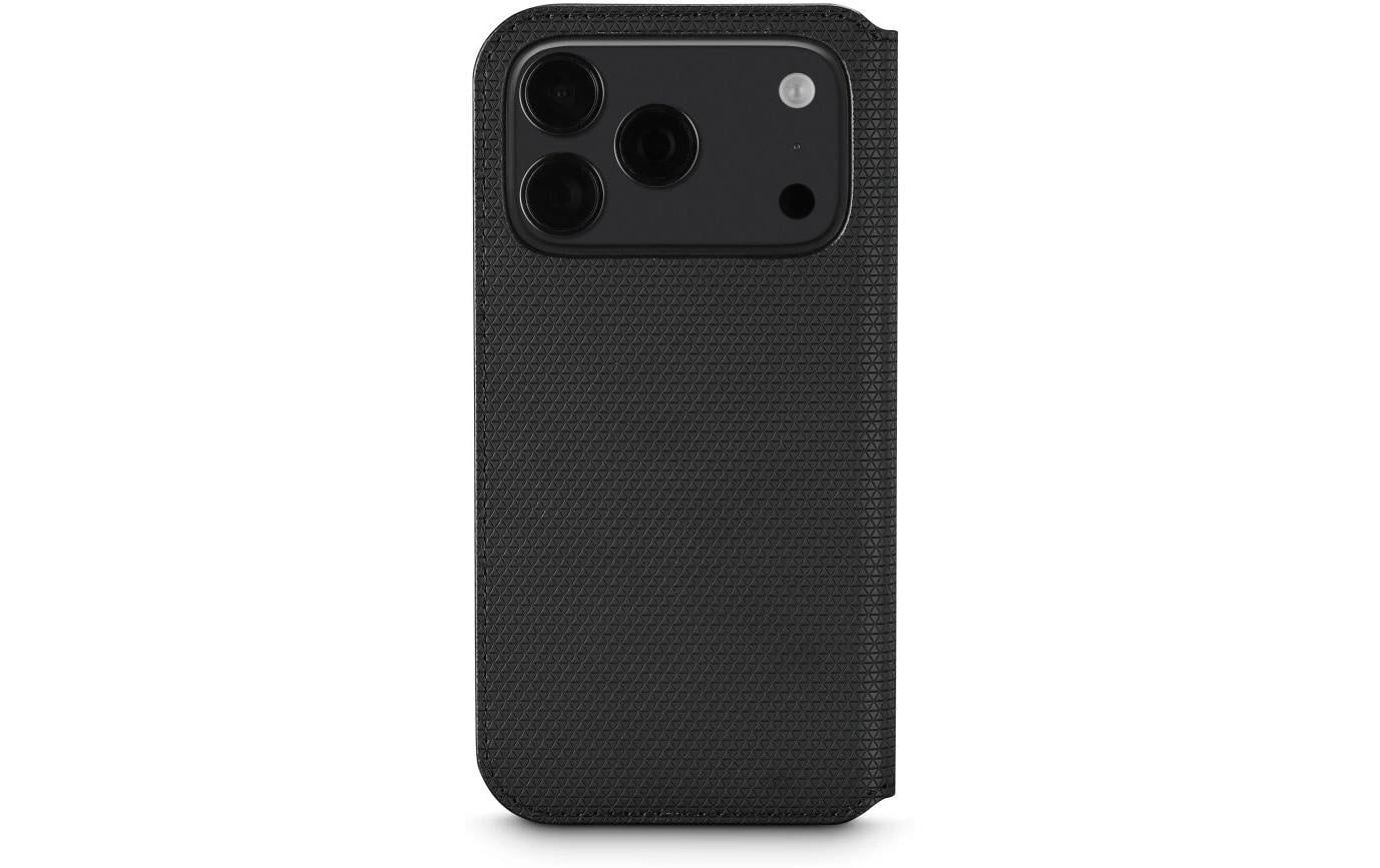 Black Rock Booklet Slim Folio – für Apple iPhone 17 Pro, PU+TPU, Schwarz, schmutzabweisend, kratzresistent