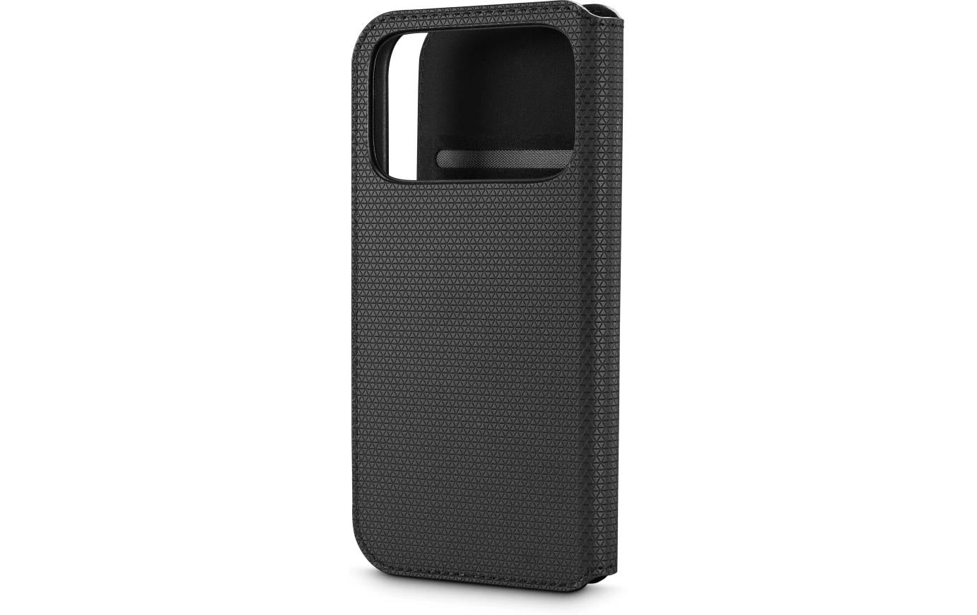 Black Rock Booklet Slim Folio – für Apple iPhone 17 Pro, PU+TPU, Schwarz, schmutzabweisend, kratzresistent