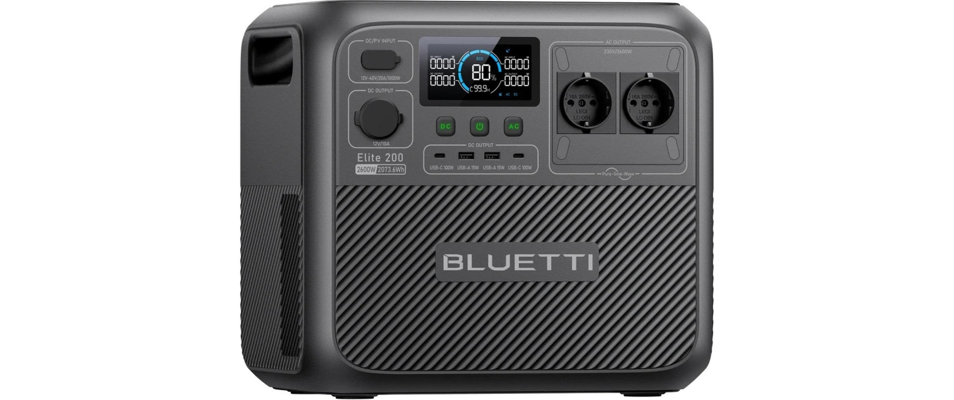 Bluetti Elite200V2 – Powerstation – 2'074 Wh, 2'600 W, LiFePO4