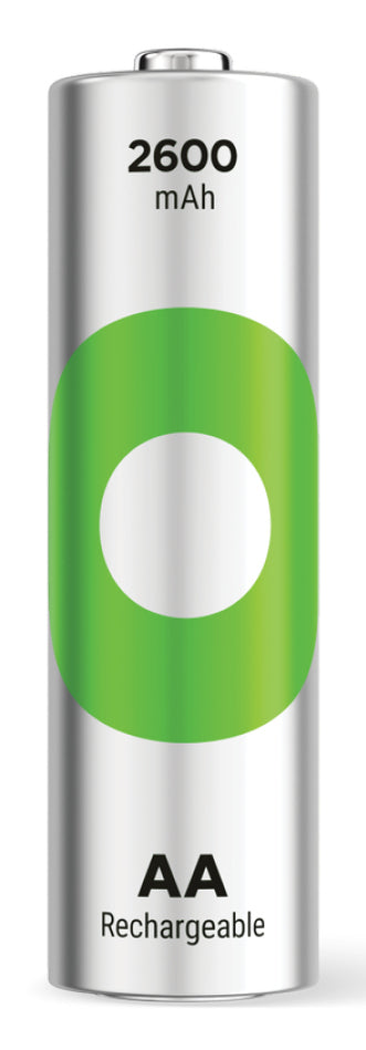 GP Batteries AA Akkus, NiMH, 2600 mAh, 1,2 V – 4 Stk.
