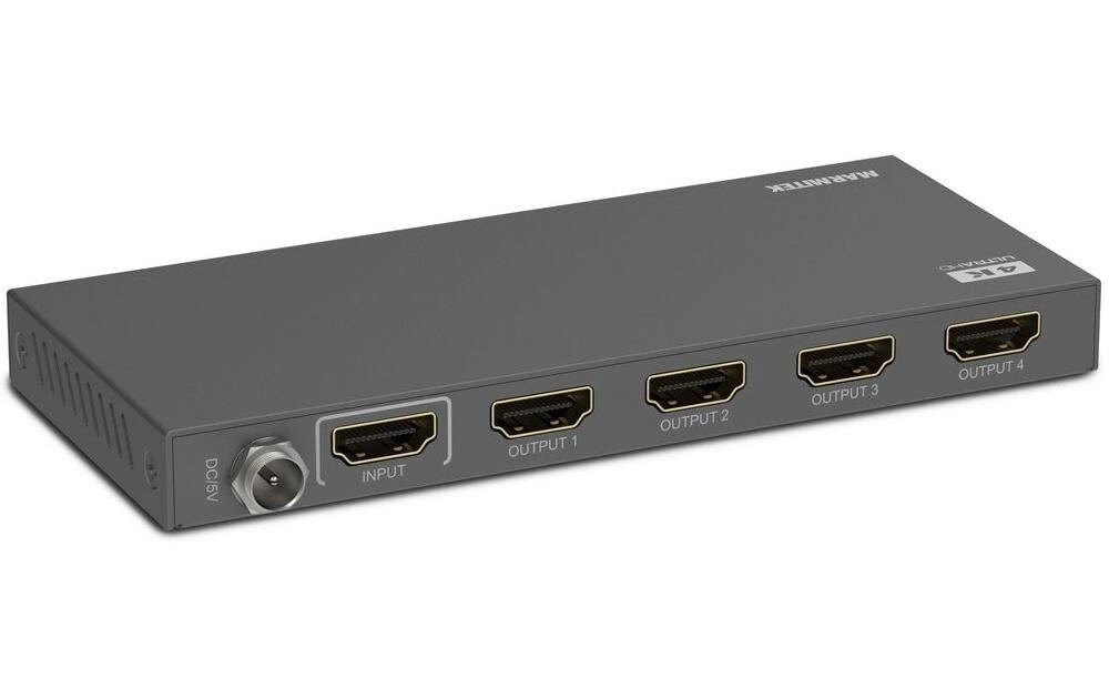 Marmitek Split 614 Pro – HDMI-Splitter 1×4, 4K 60 Hz