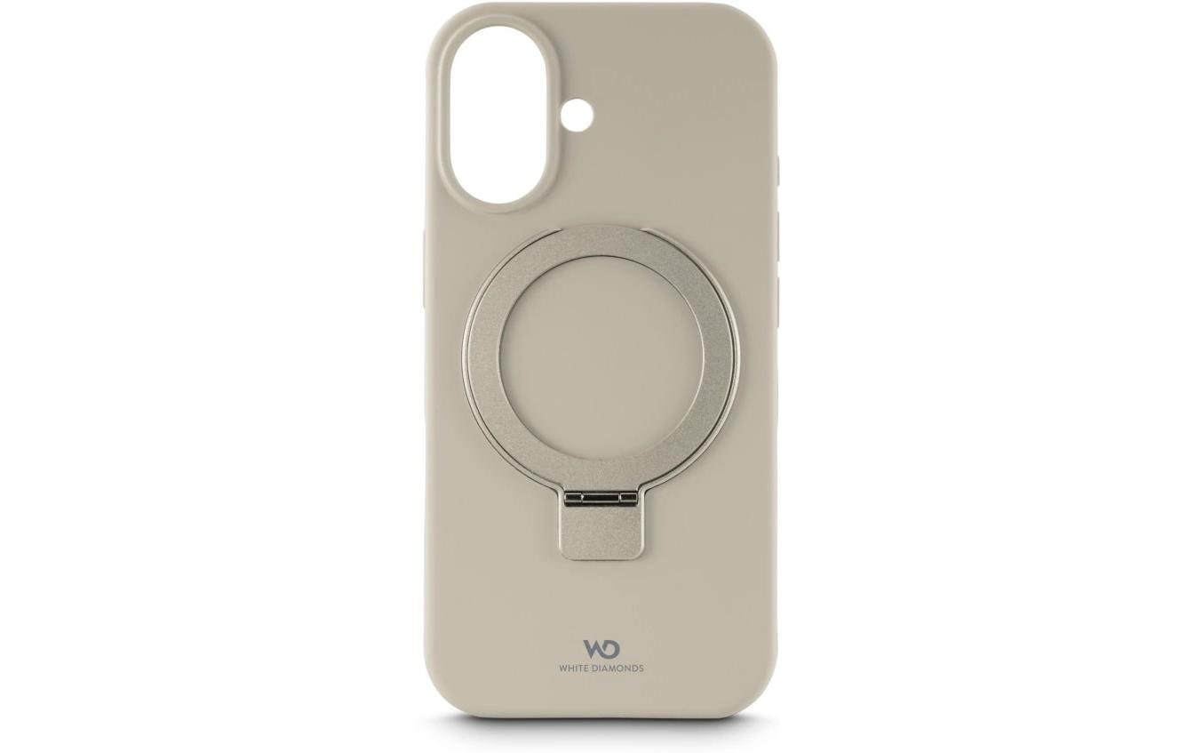 White Diamonds Mag Urban Backcover – für Apple iPhone 17, mit Ständer, Silikon, Sand