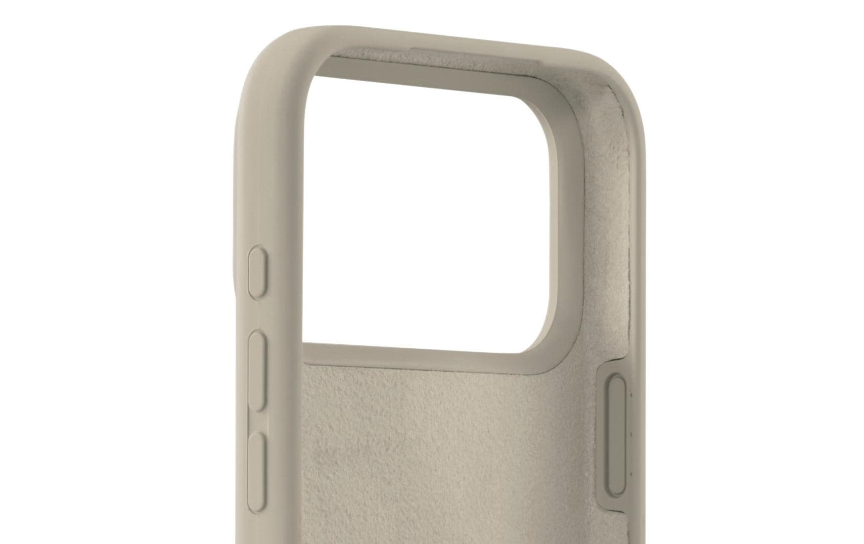 White Diamonds Urban Backcover – für Apple iPhone 17 Pro Max, mit Ständer, Silikon, Sand