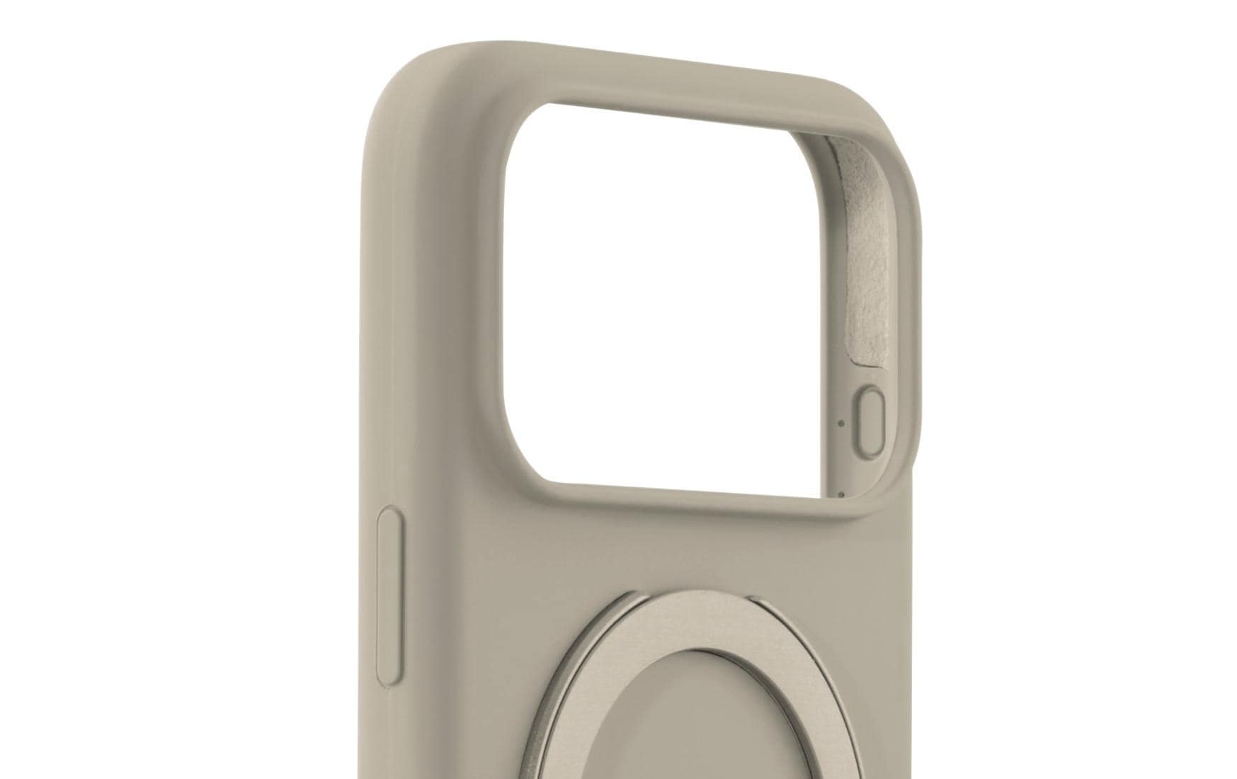 White Diamonds Urban Backcover – für Apple iPhone 17 Pro Max, mit Ständer, Silikon, Sand