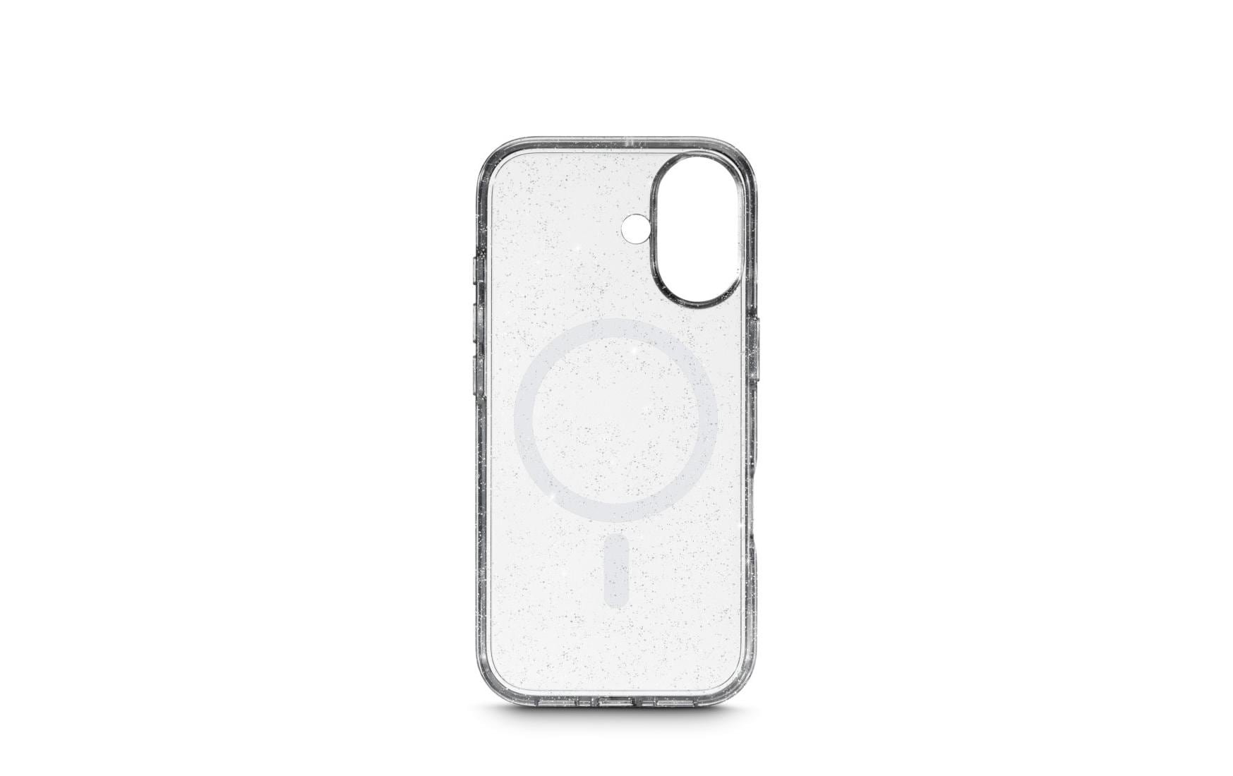 White Diamonds – Backcover – für Apple iPhone 17, PC, Transparent, Glitter