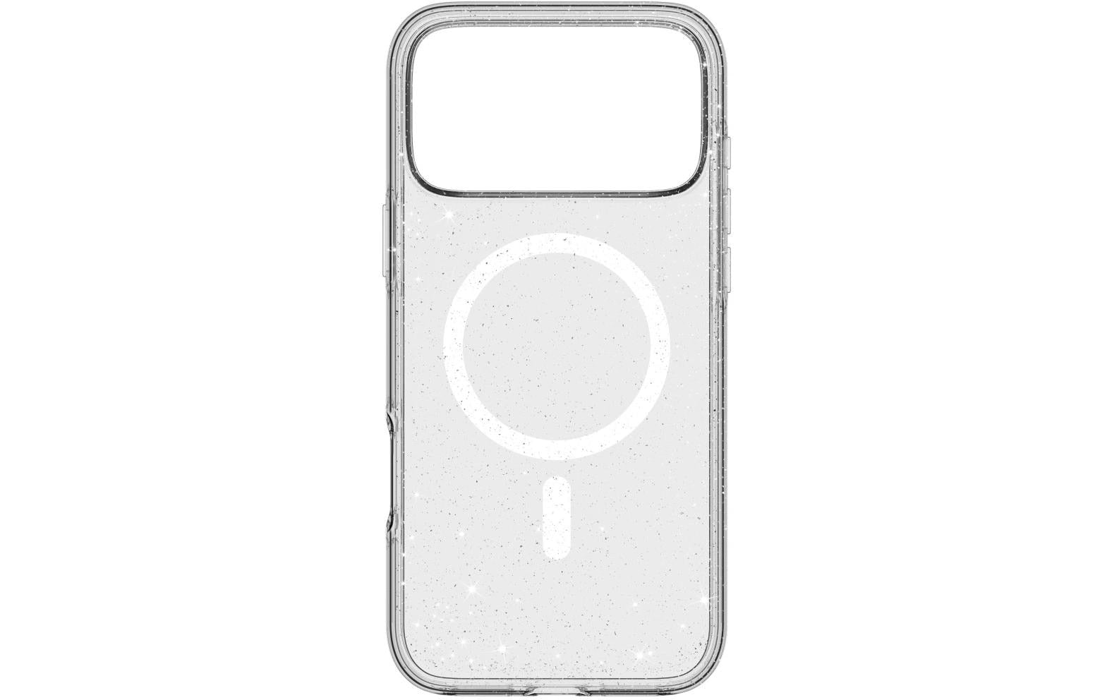 White Diamonds Mag Glitter Backcover – für Apple iPhone 17 Pro Max, MagSafe, PC, Transparent
