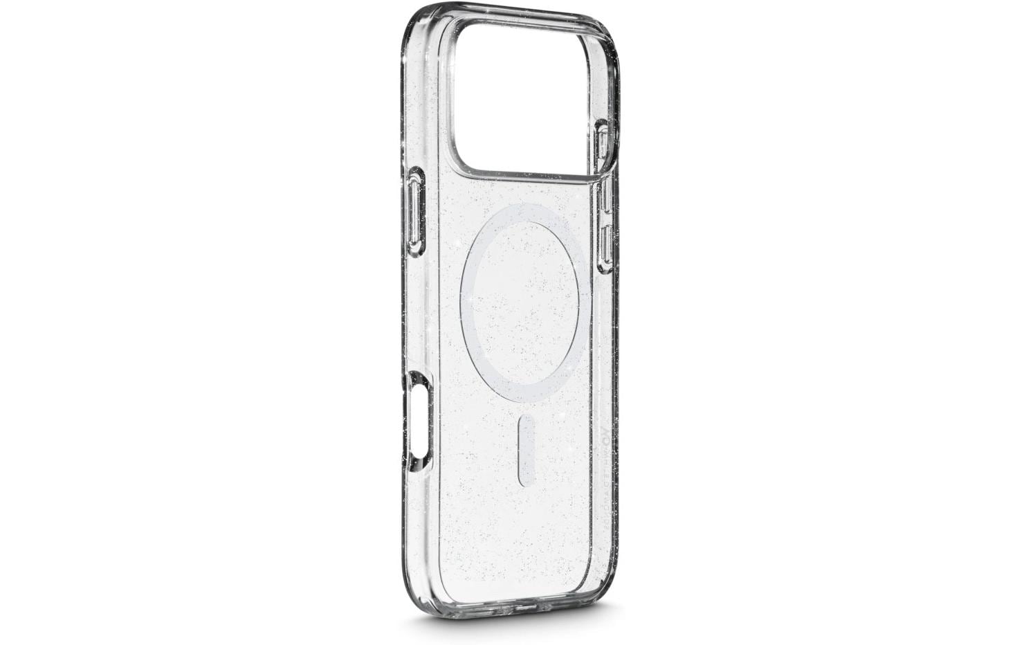 White Diamonds Mag Glitter Backcover – für Apple iPhone 17 Pro Max, MagSafe, PC, Transparent