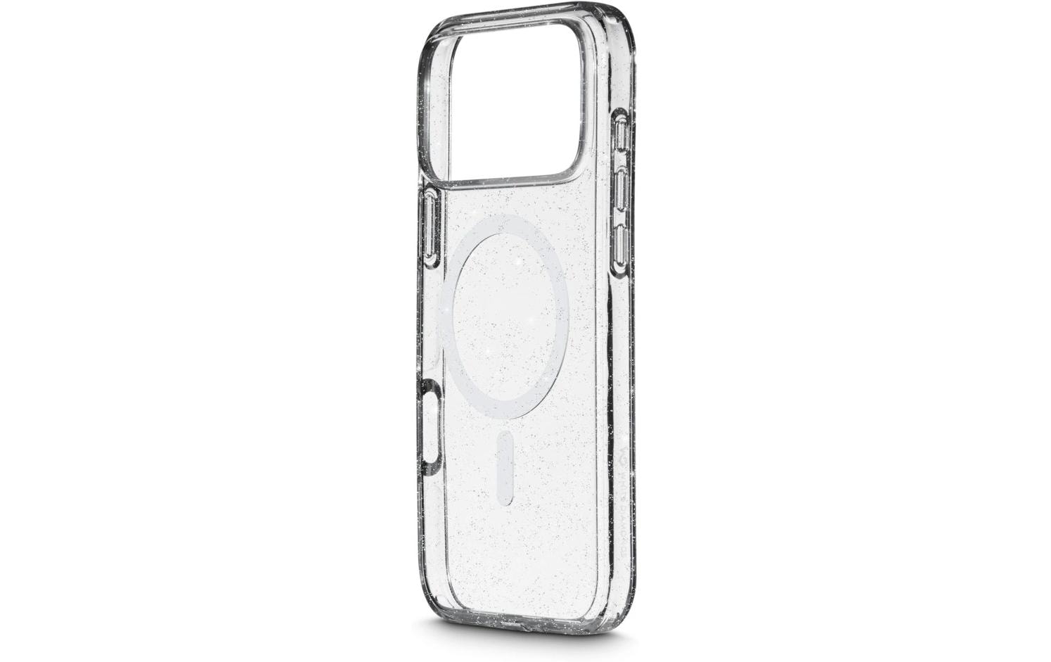 White Diamonds Mag Glitter Backcover – für Apple iPhone 17 Pro Max, MagSafe, PC, Transparent