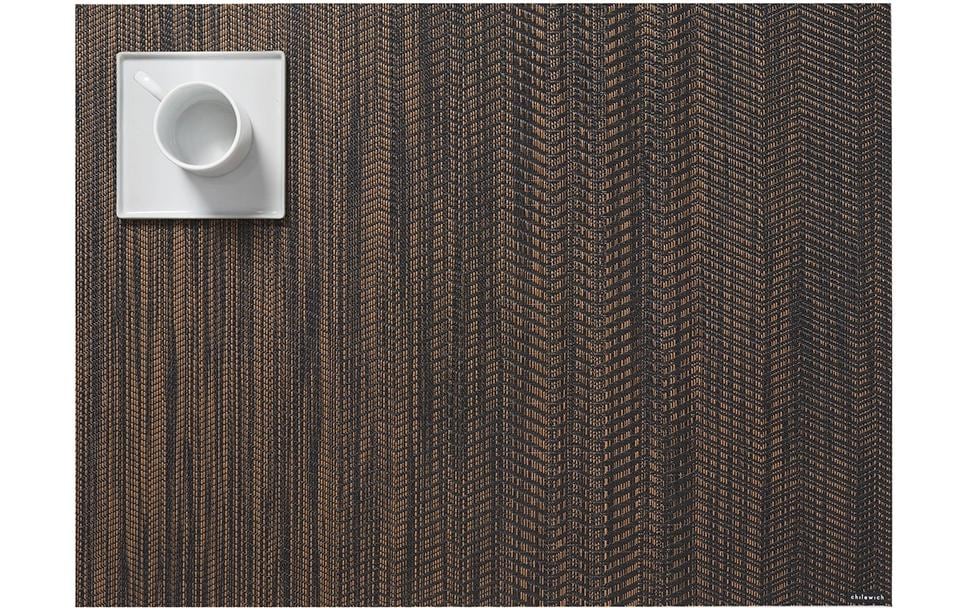 Chilewich Tischset – Vinyl (phthalatfrei), braun, 48,26 × 35,56 cm