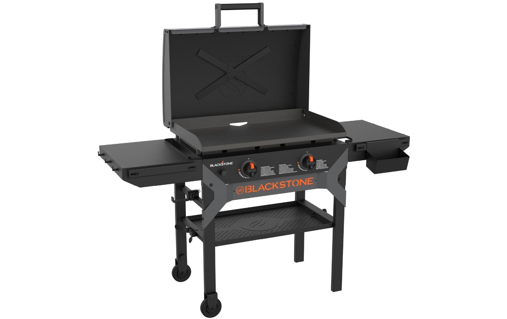 Blackstone Grillplatte 28" (71 cm) – 2 Brenner, Indirektes Grillieren – Schwarz