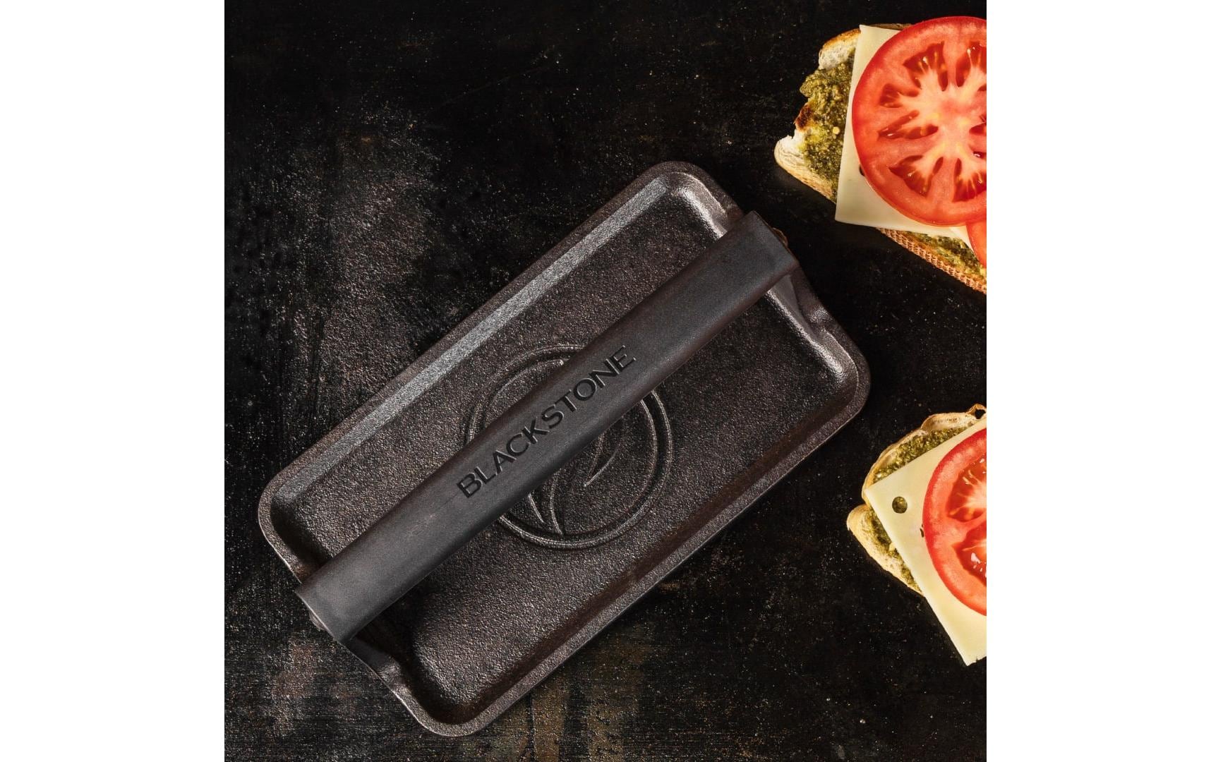 Blackstone Burgerpresse 5553EU – Eckig – für Grill, Gusseisen, Schwarz