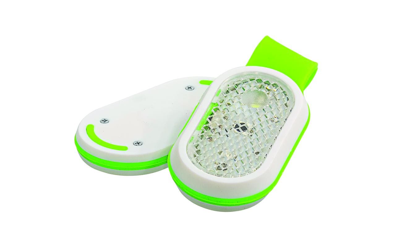 Steffen Taschenlampe Clip 10 – 10 lm, 2 m, IPX4, Batteriebetrieb 2× CR2032 – Weiss