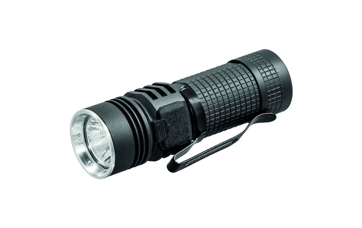 Steffen Taschenlampe – 360 lm, 140 m, IPX4, AAA-Batterien, 2 Stufen – Schwarz