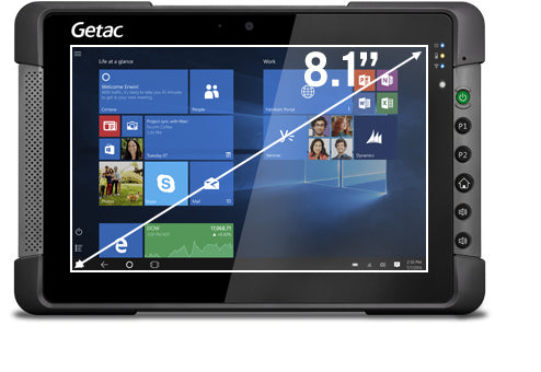 Getac T800G2-EX – 8,1", 256 GB, 8 GB RAM, Windows 10 IoT, X7-Z8750