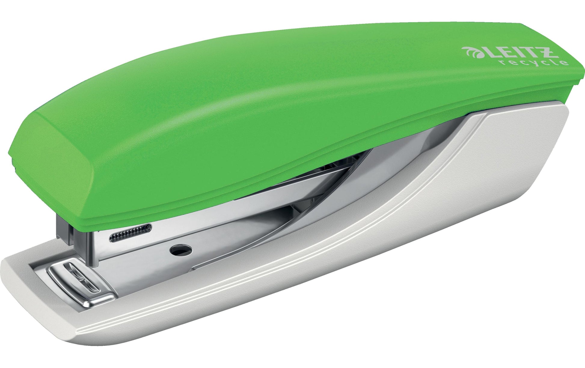 Leitz NeXXt Recycle Mini Heftgerät – 10 Blatt, für P2, grün