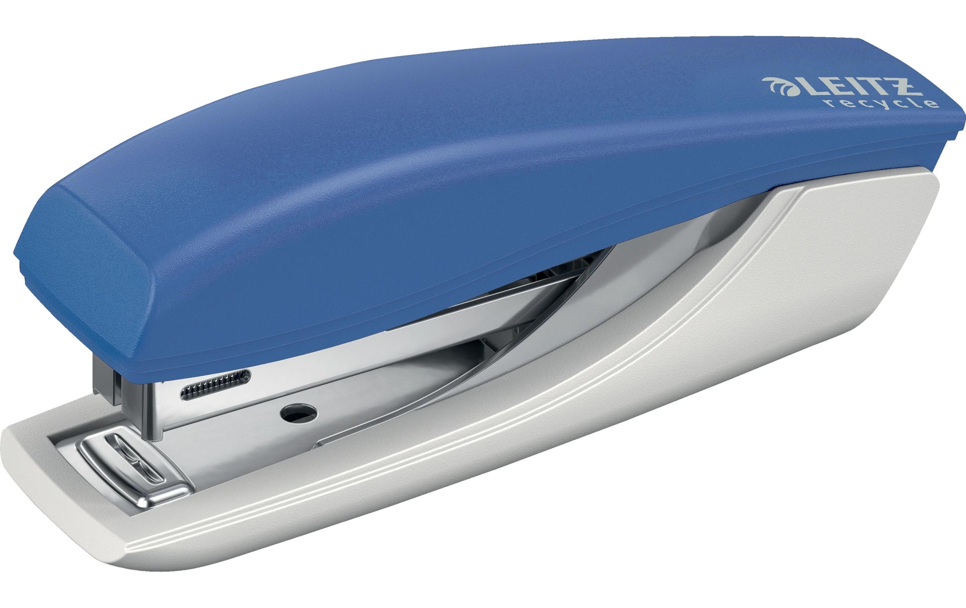 Leitz NeXXt Recycle Mini Heftgerät – 10 Blatt, für P2, Blau