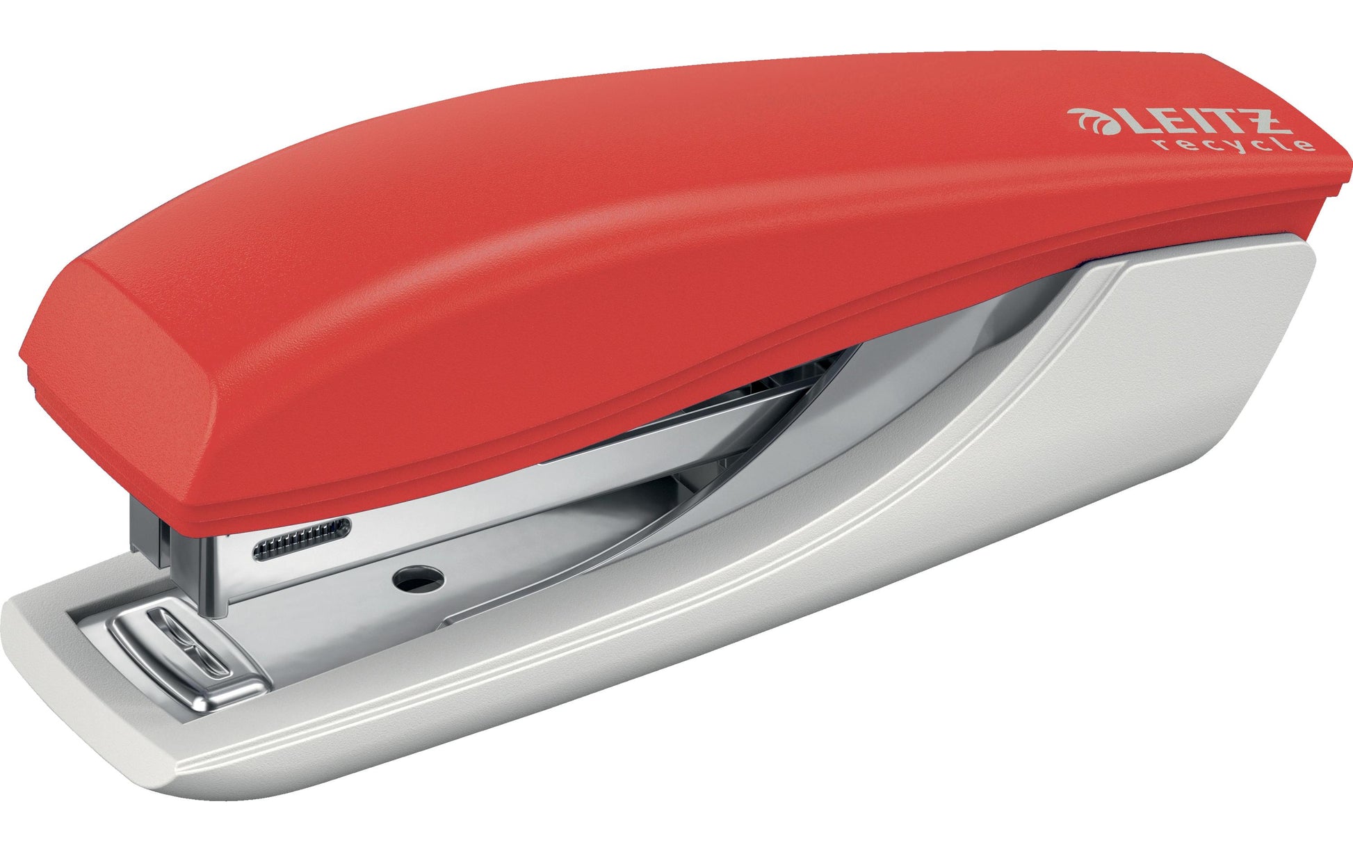 Leitz NeXXt Recycle Mini Heftgerät – 10 Blatt, für P2, Rot