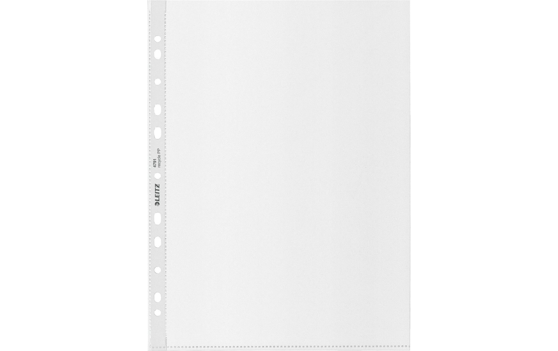 Leitz Sichtmappe A4 – 100 Hüllen, transparent, Kunststoff, 100 µm