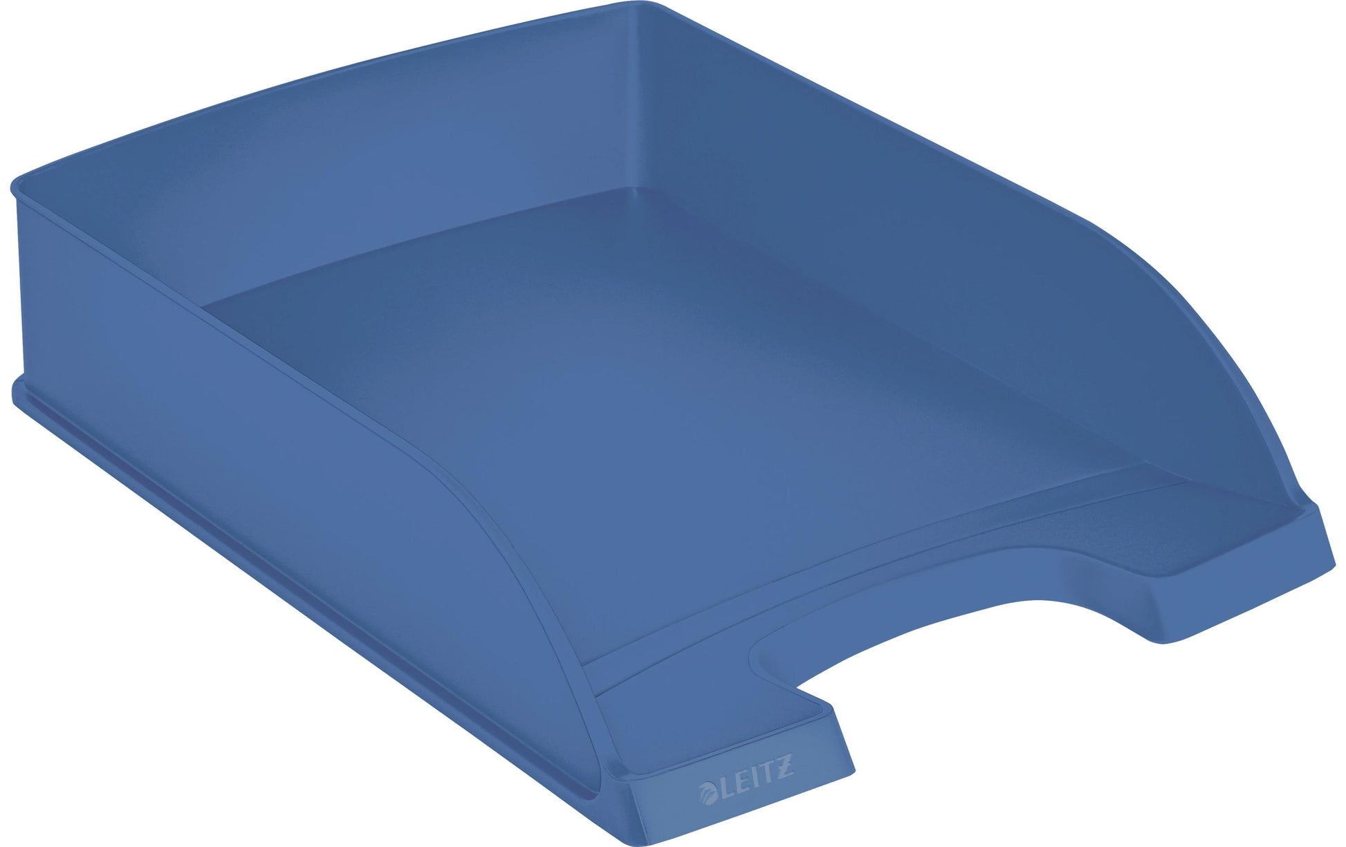 Leitz Recycle – Briefkorb für A4+, Polystyrol, Blau, Matt, 255 × 357 × 70 mm