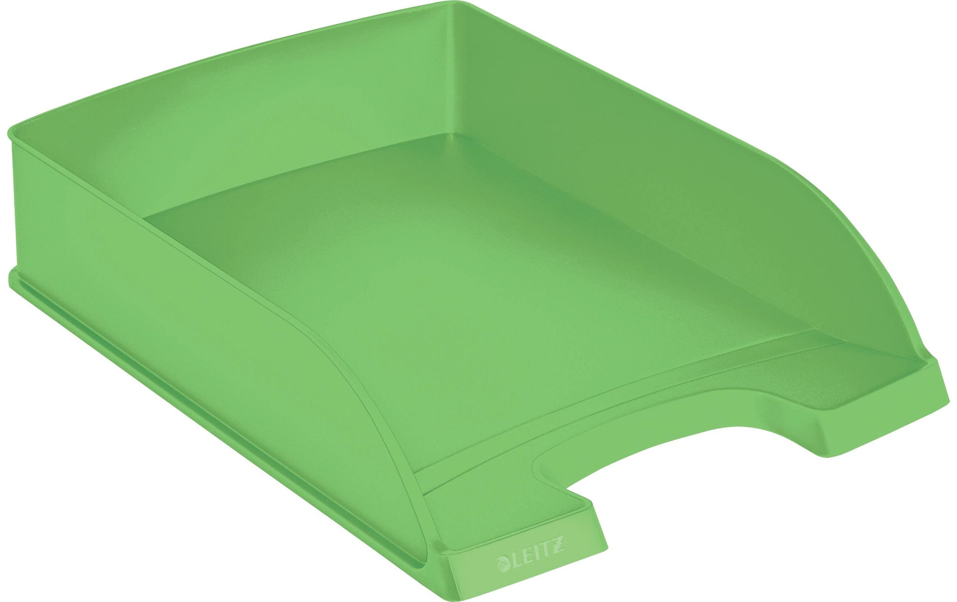 Leitz Recycle – Briefkorb für A4, Kunststoff (recycelt), Grün, 255 × 357 × 70 mm