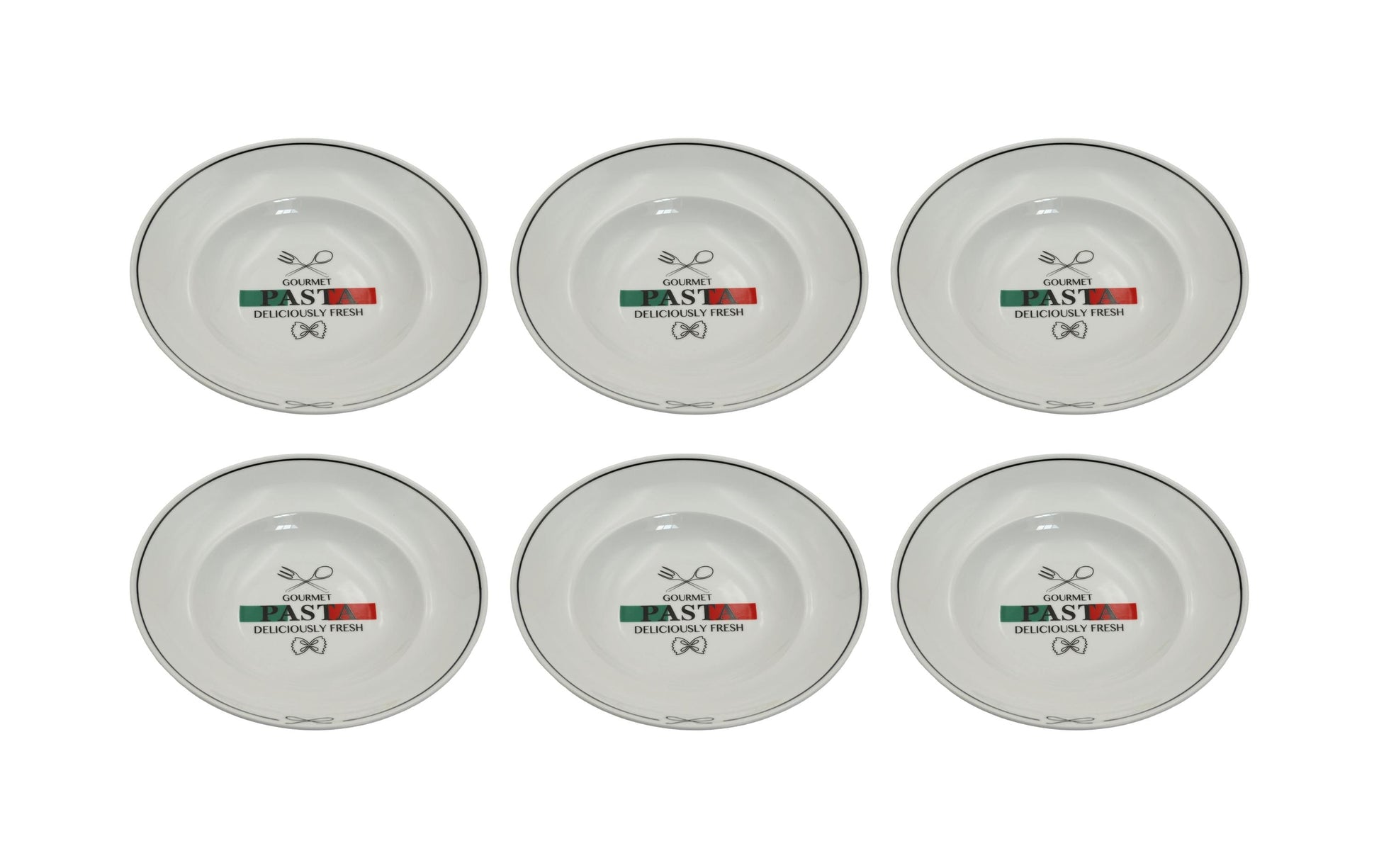 Mäser Pastateller Pasta Gourmet – Ø 27 cm, Porzellan, Weiss, spülmaschinenfest, mikrowellengeeignet