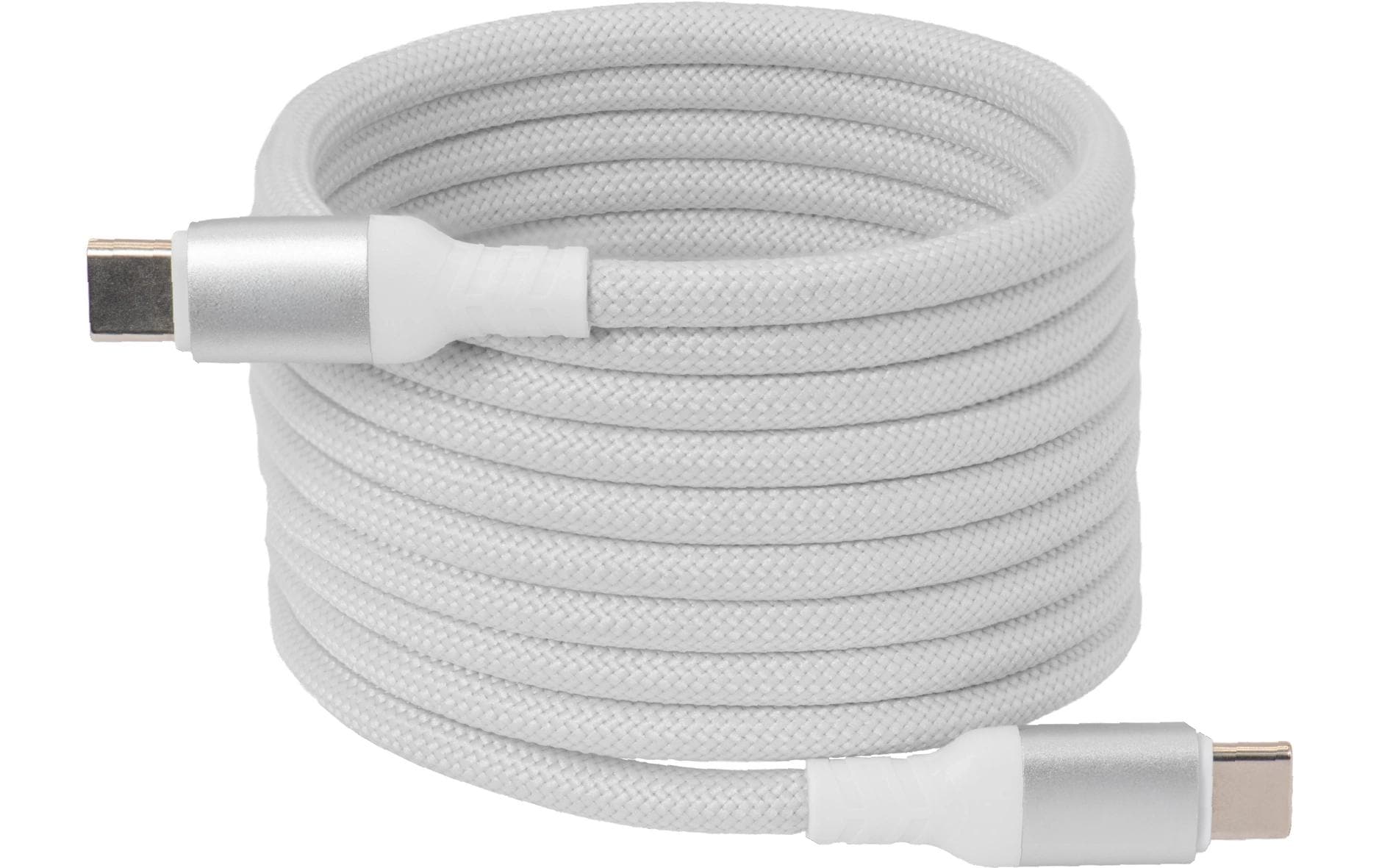 CLUB3D Club 3D – USB-C auf USB-C Kabel – USB 2.0 (480 Mbit/s) – 2 m – PD 240 W – Magnetisch – Weiss