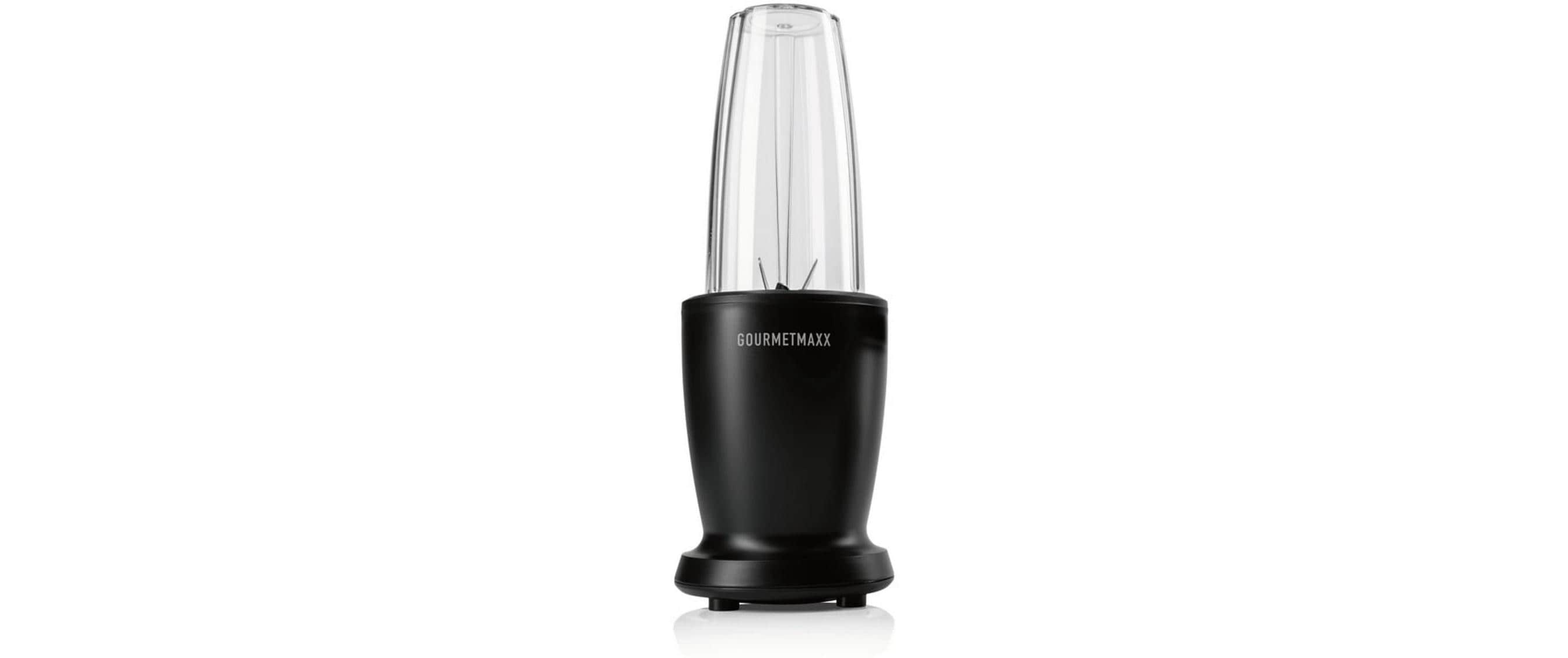 Gourmetmaxx Smoothie-Mixer – 540 ml, 500 W, To-Go – Schwarz