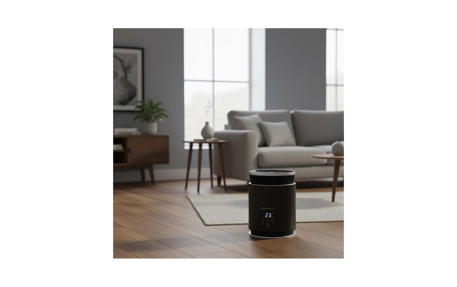 Kibernetik Keramikheizlüfter PTC18 – 1800 W, WLAN, Thermostat, Überhitzungsschutz
