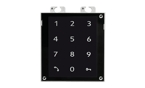 2N IP Verso Touch Tastaturmodul – für 2N IP Verso, 2N LTE Verso, 108×45×131 mm, schwarz, IP54