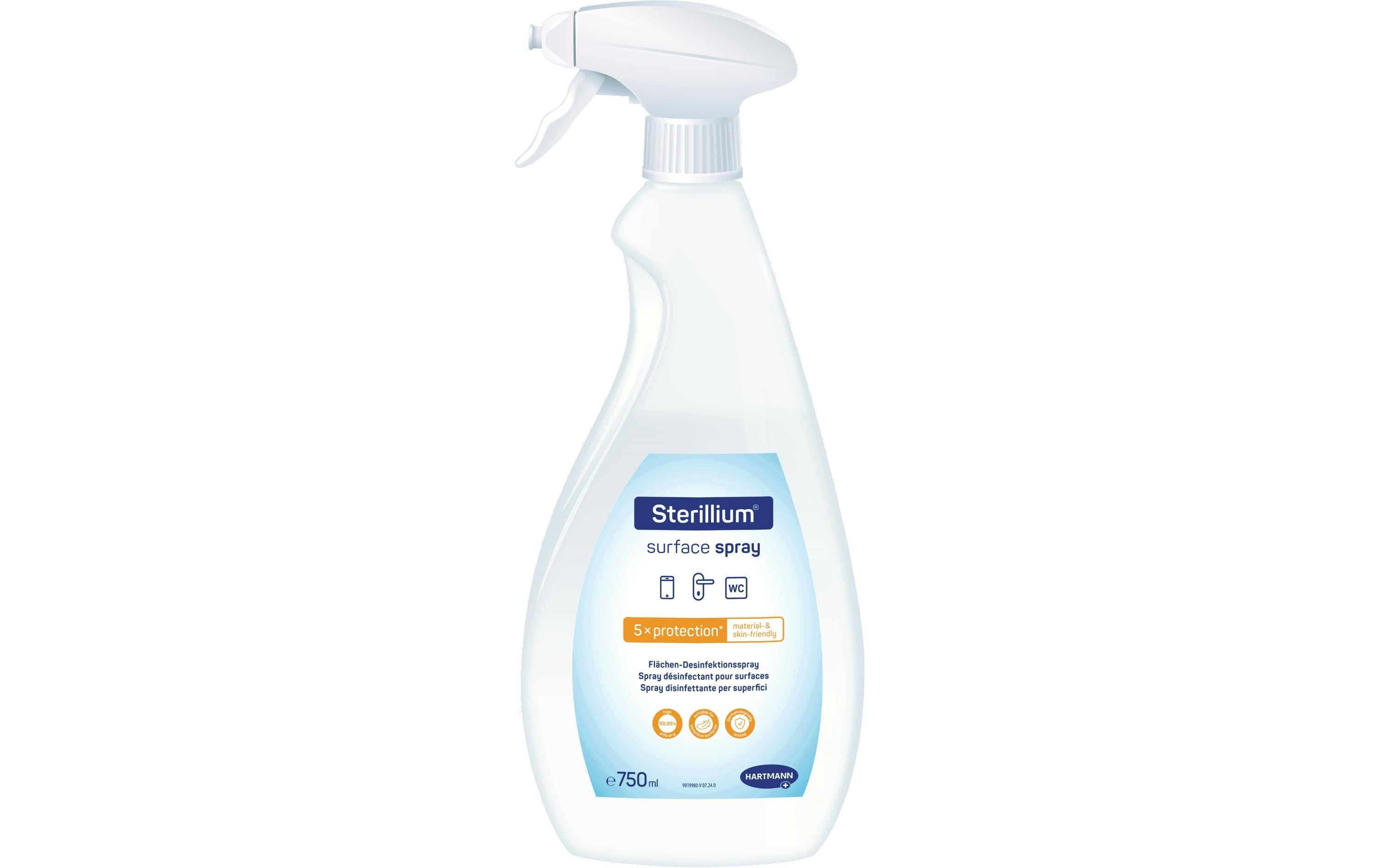 Sterillium Flächendesinfektionsspray für Flächen – Spray – 750 ml