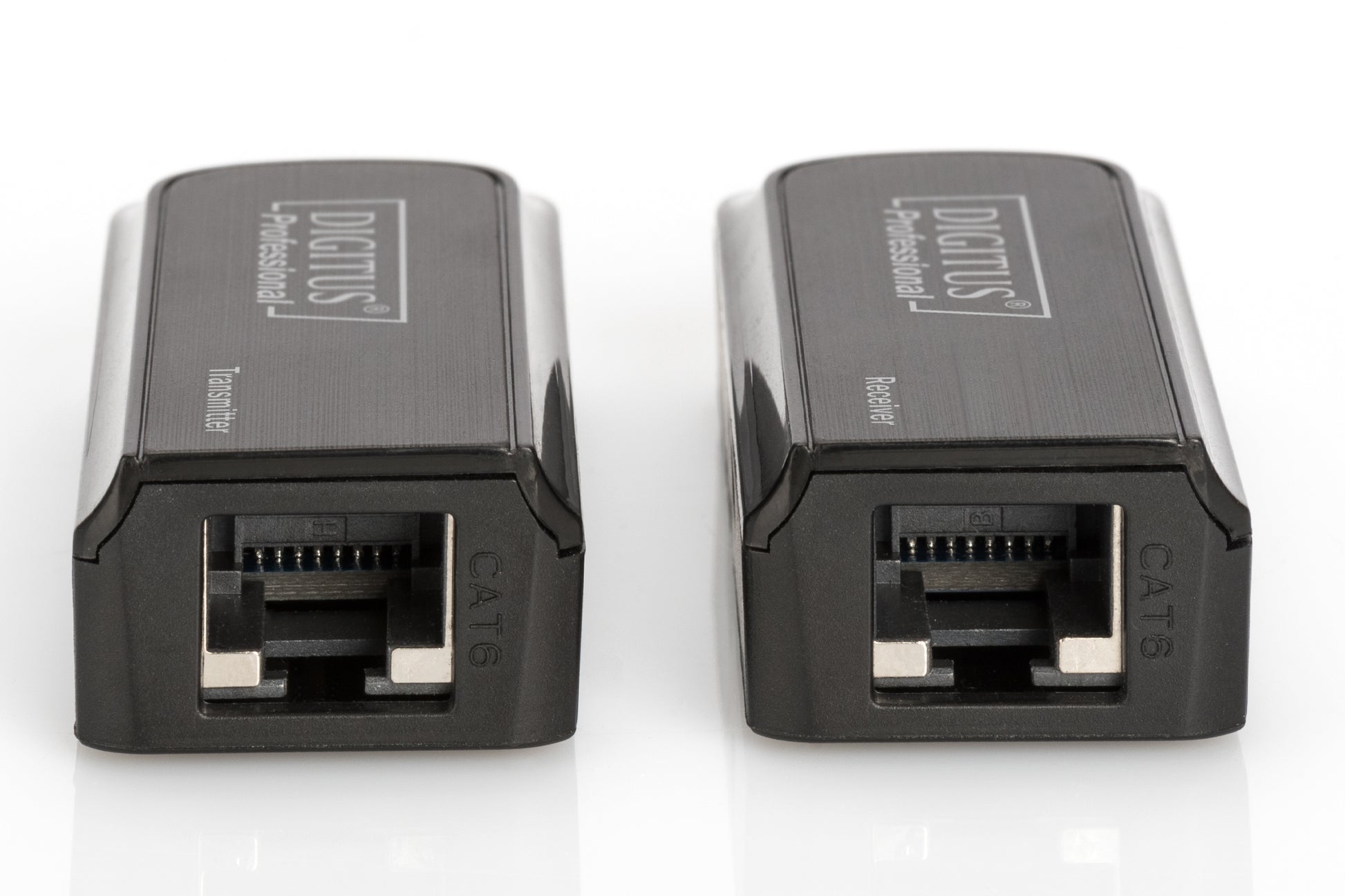 Digitus Mini HDMI-Extender-Set – Full HD, 50 m, PoE – für Cat6/6A/7 – Schwarz
