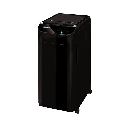 Fellowes AutoMax 350C – Aktenvernichter mit Autofeed 350 Blatt, DIN P-4, Partikelschnitt 4 × 38 mm, 70 l