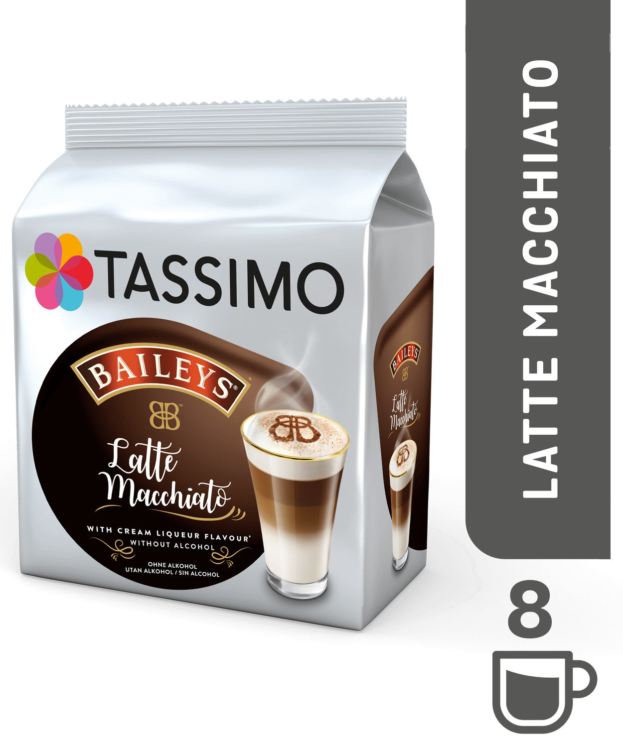 Tassimo Baileys Latte Macchiato – T DISC, 8 Stück