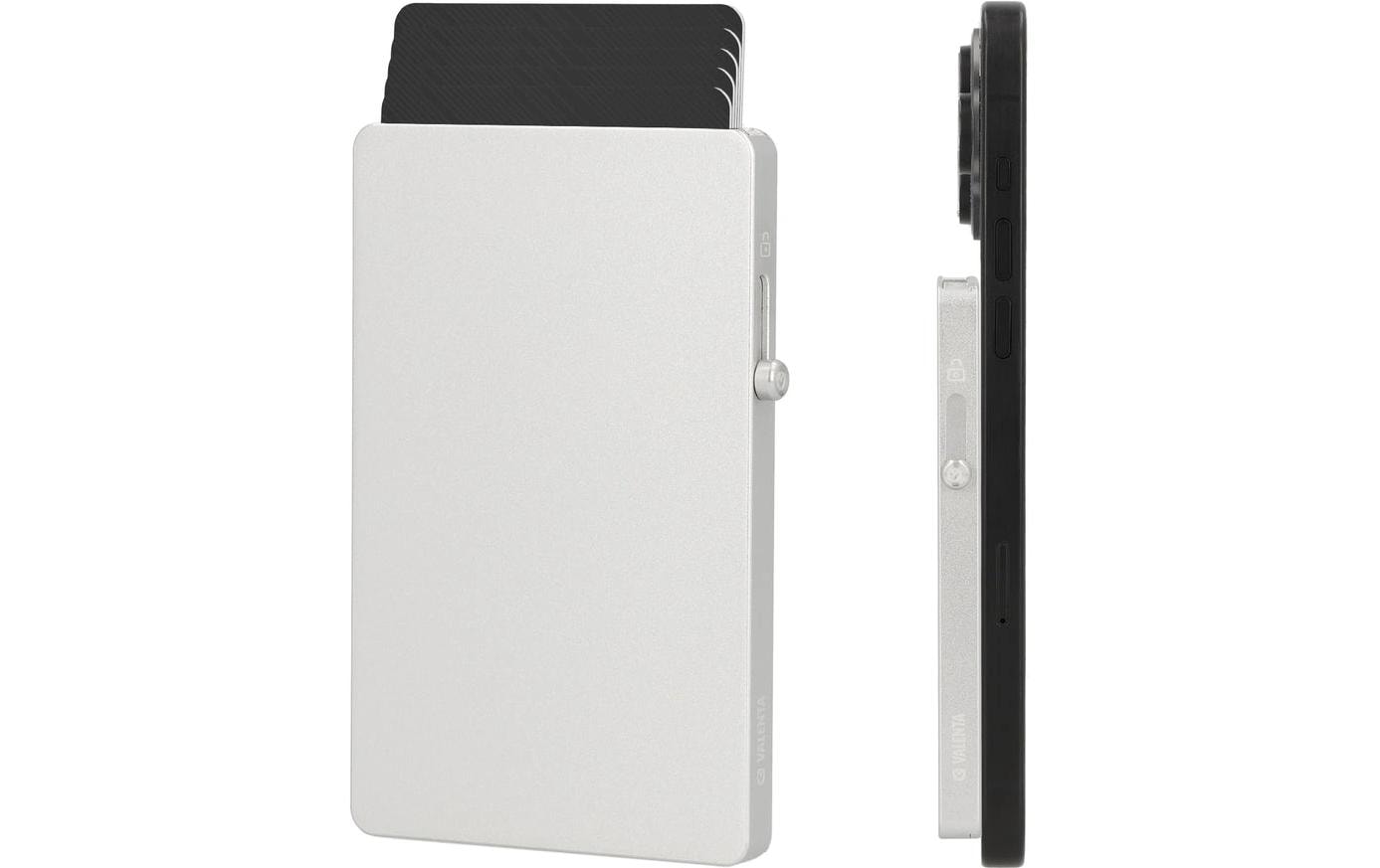 Valenta Halterung – für MagSafe, 100 × 66 × 7,1 mm, Aluminium, Silber