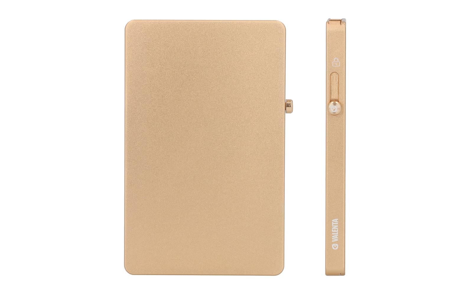 Valenta Halterung – für MagSafe, 66 × 7,1 × 100 mm, Metall, Gold