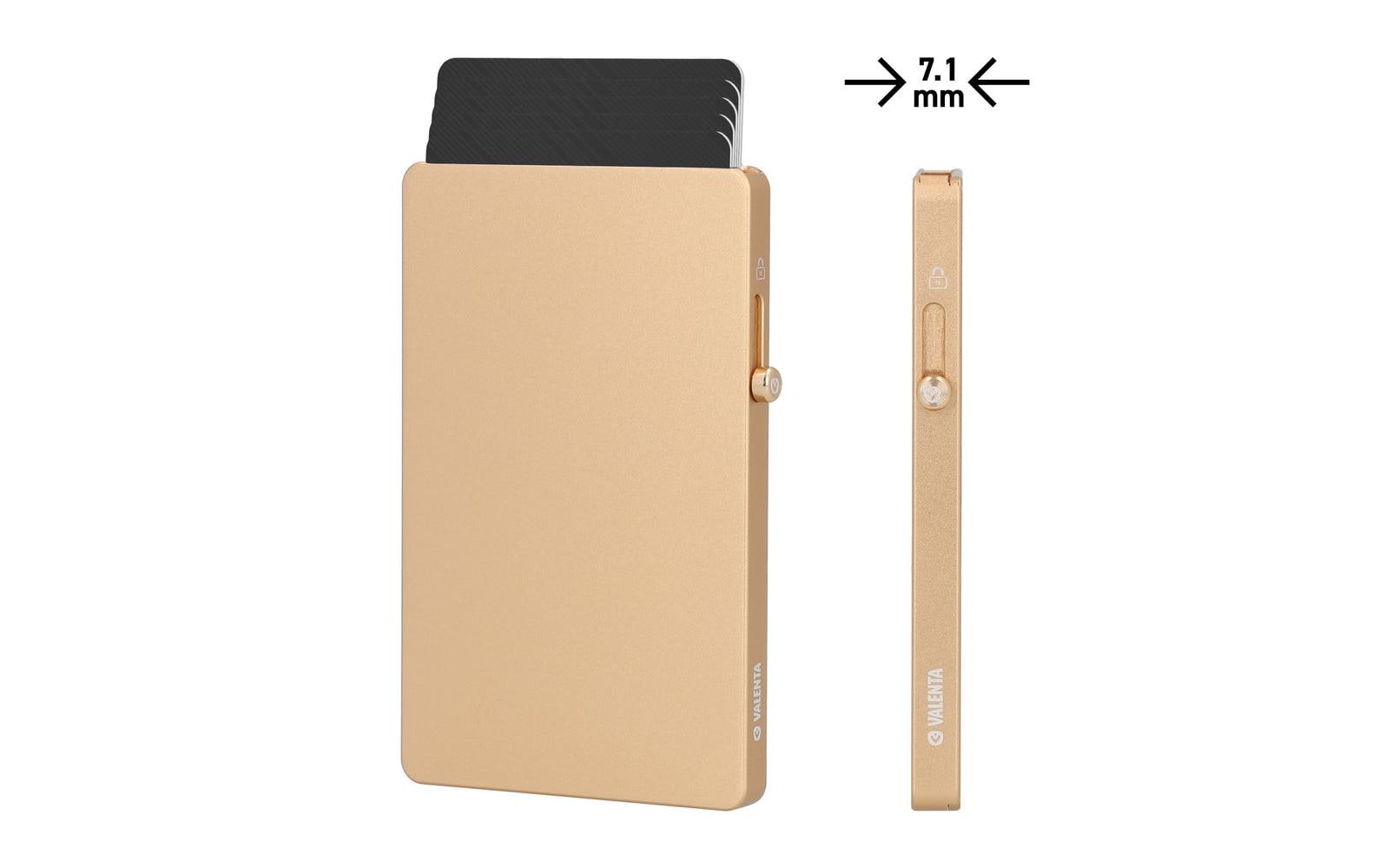 Valenta Halterung – für MagSafe, 66 × 7,1 × 100 mm, Metall, Gold