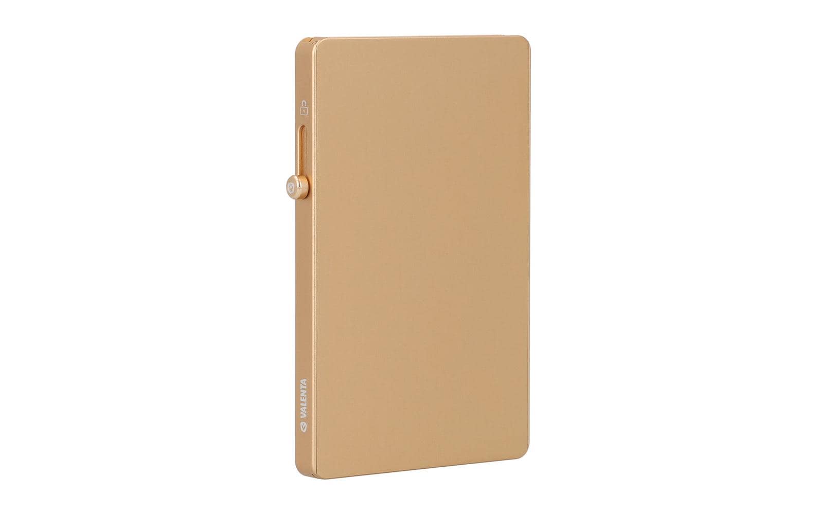 Valenta Halterung – für MagSafe, 66 × 7,1 × 100 mm, Metall, Gold