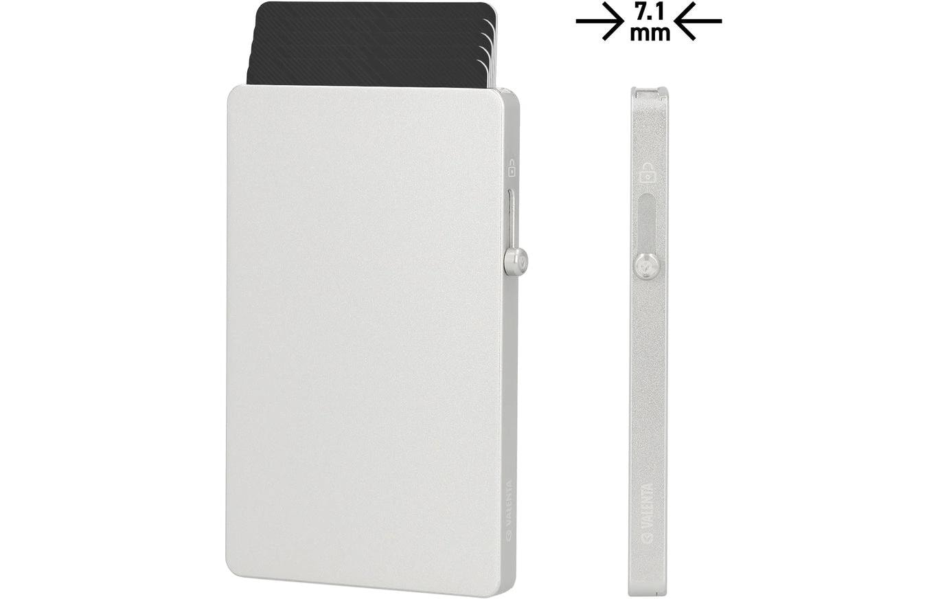 Valenta Halterung – für MagSafe, 100 × 66 × 7,1 mm, Aluminium, Silber