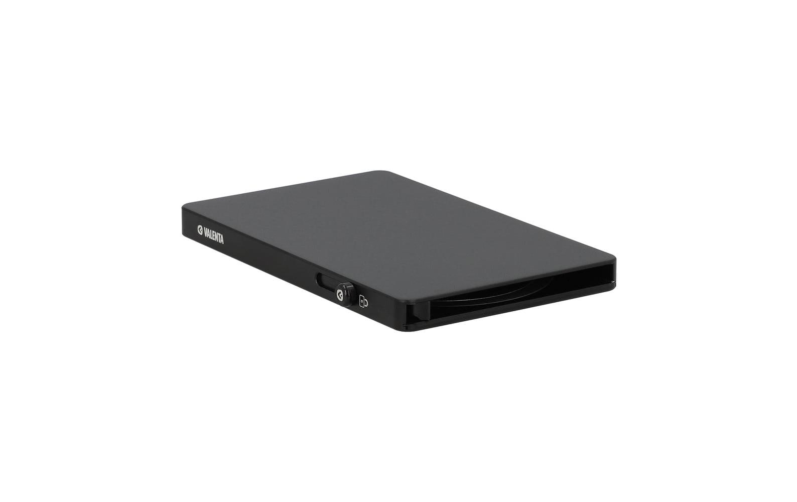 Valenta Halterung – 100 × 66 × 7,1 mm, Metall, Schwarz