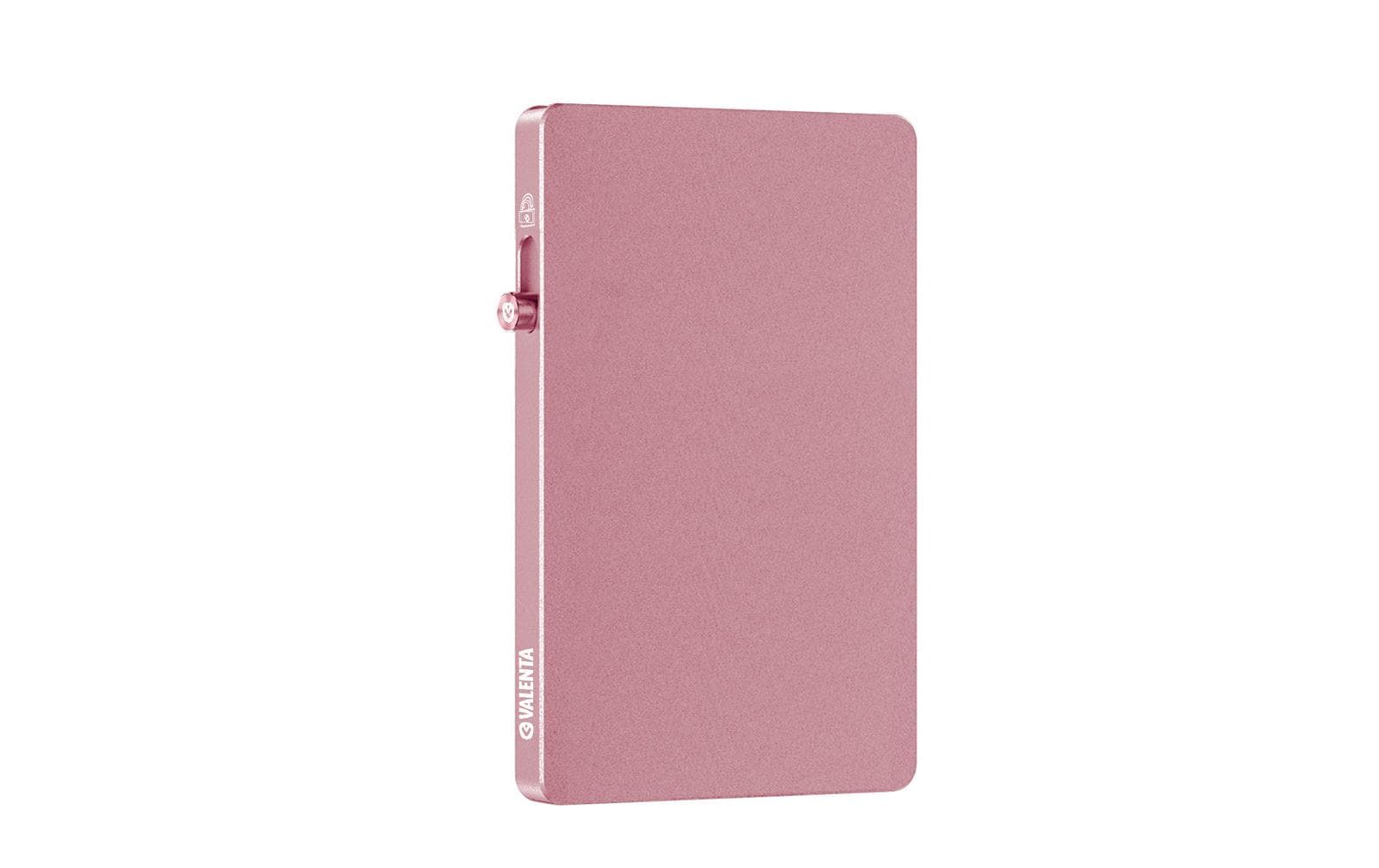 Valenta Halterung – für MagSafe, 67 × 100 × 9,5 mm, Aluminium, rosa