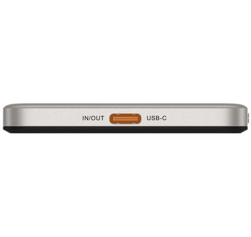 Valenta MagSafe Powerbank 5'000 mAh – 5 W PD, 15 W MagSafe, 1× USB-C, silber
