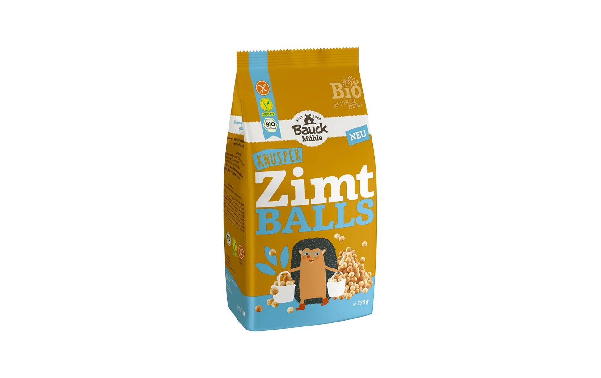 Bauck Mühle Müesli Zimt Balls – Bio, glutenfrei – 275 g