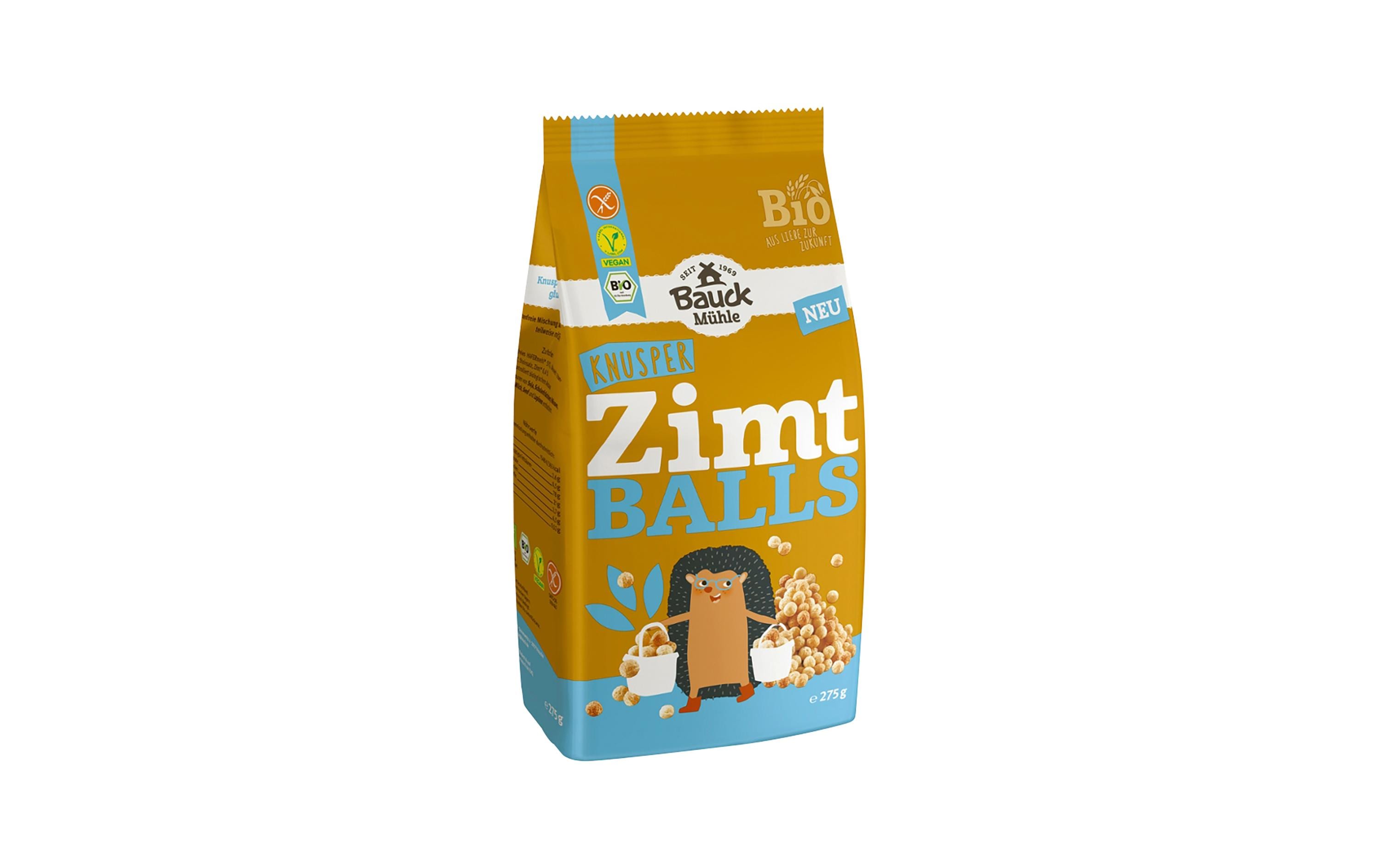 Bauck Mühle Müesli Zimt Balls – Bio, glutenfrei – 275 g