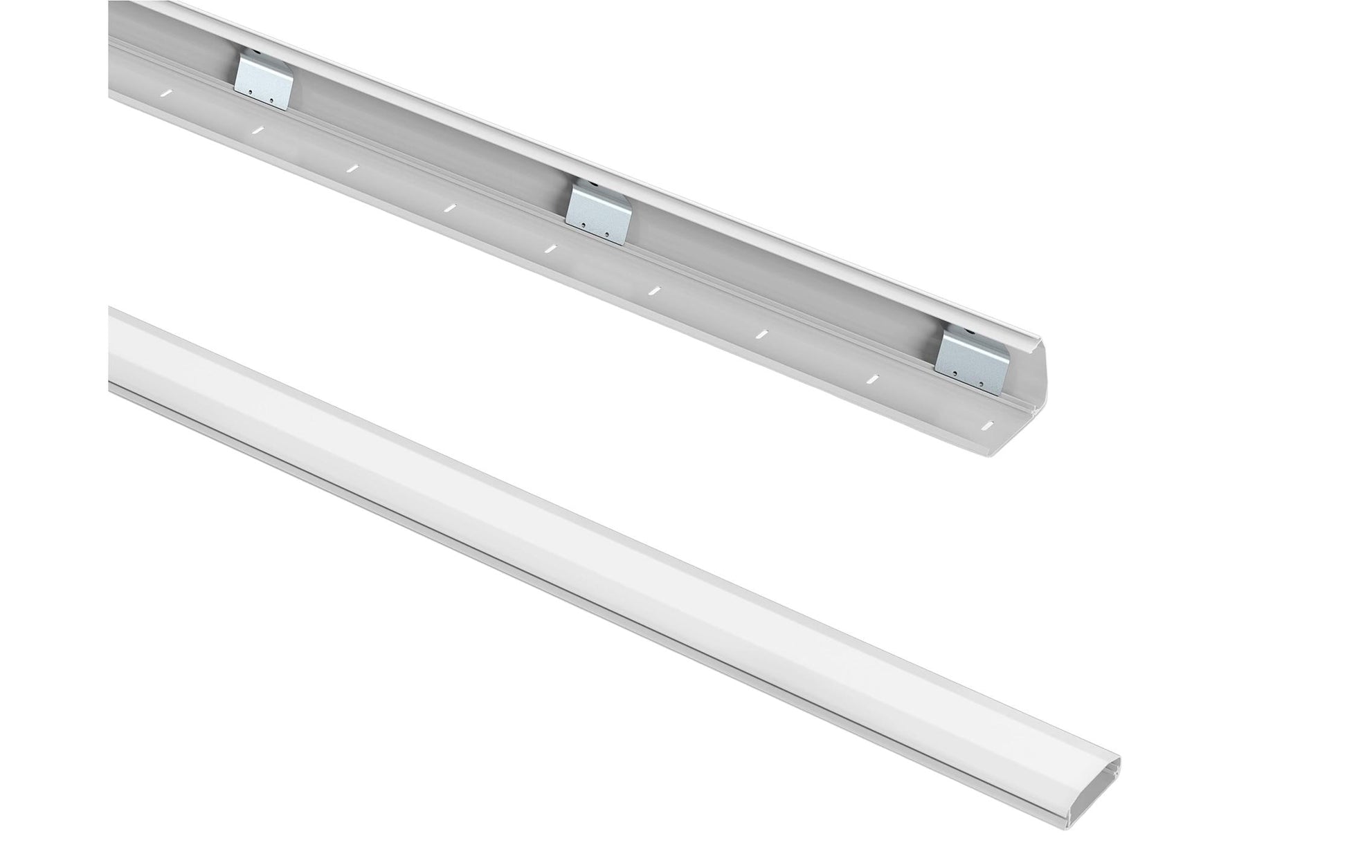 Puremounts Wandkanal – 60 mm – 1 m – Aluminium – Weiss, selbstklebend