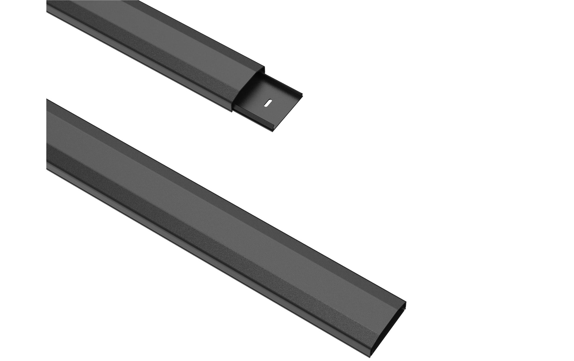 PureMounts Wandkanal – 60 mm – 0,5 m – Kunststoff – Schwarz, selbstklebend